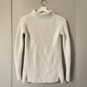 TALBOTS | xs cream cowlneck sweater